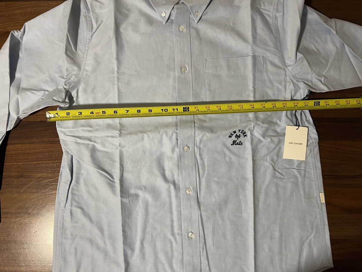 Aime Leon Dore Aime Leon Dore ALD / New York Mets Oxford Shirt XL Blue Size US XL / EU 56 / 4 - 6 Thumbnail