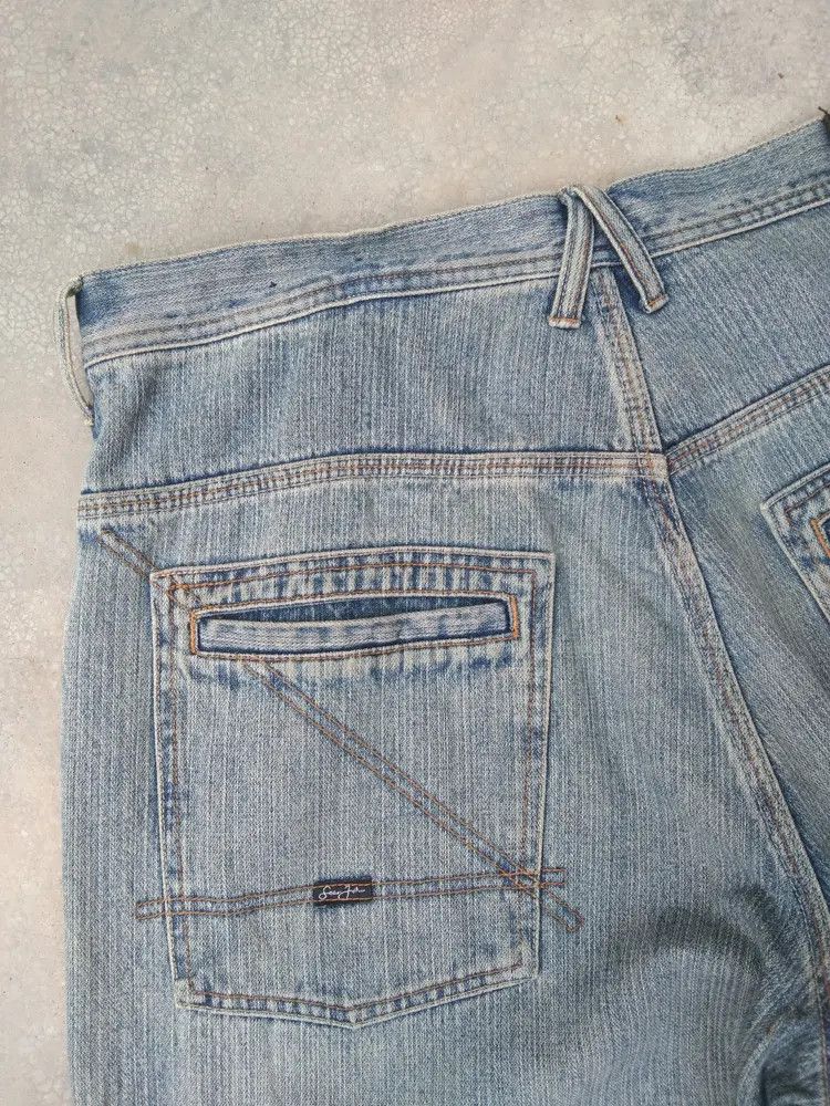 Jean × Vintage Vintage Sean John Straight Baggy Jeans 36x34 Size US 36 / EU 52 - 5 Thumbnail