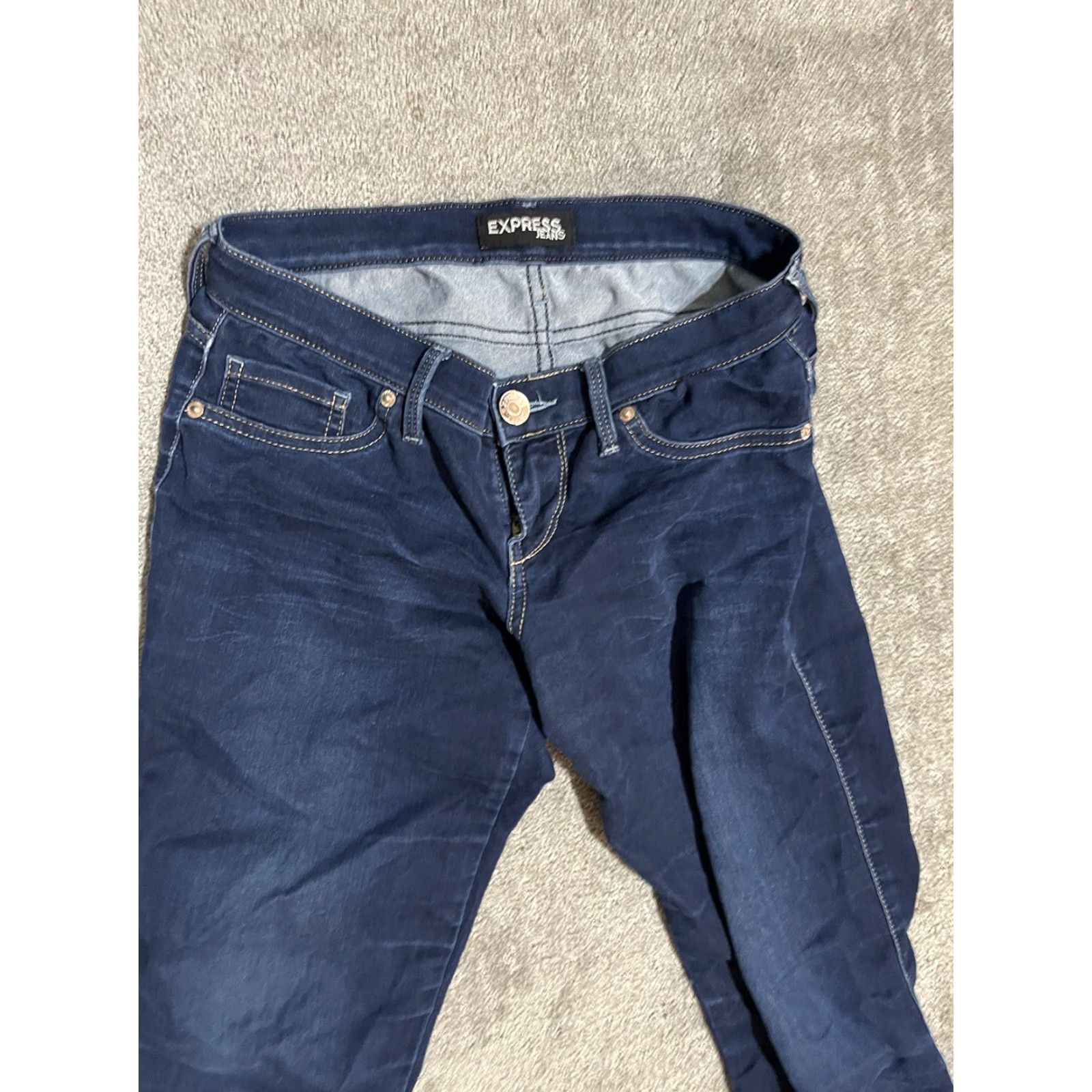 Express Express Jeans Jegging Blue Denim Vintage? No — but Reorder for clarity Size 26" / US 2 / IT 38 - 4 Thumbnail