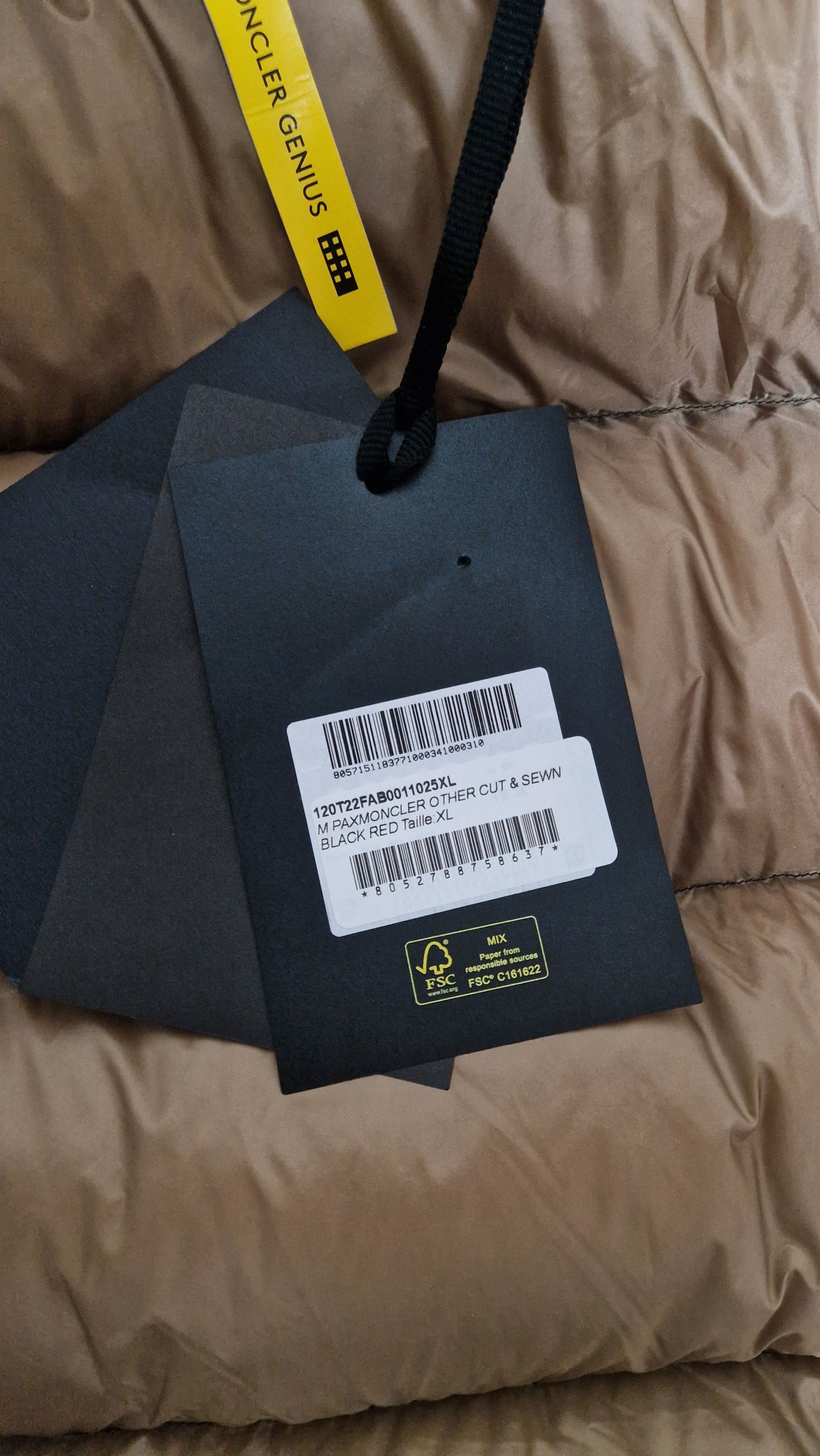 Moncler × Palm Angels Moncler x Palm Angels Down Hoodie Jacket Size US XL / EU 56 / 4 - 10 Thumbnail