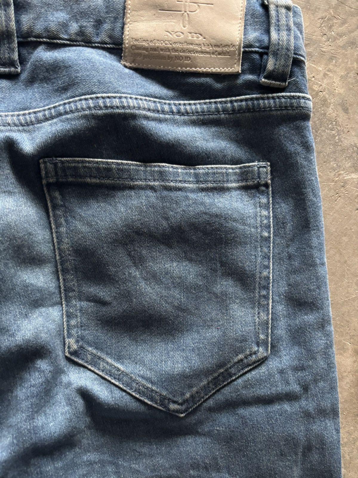 If Six Was Nine × Le Grande Bleu (L.G.B.) × NO ID SICK NO ID JAPANESE DENIM SLIM HEDI SLIMANE STYLE PUNK ROCK Size US 34 / EU 50 - 14 Thumbnail