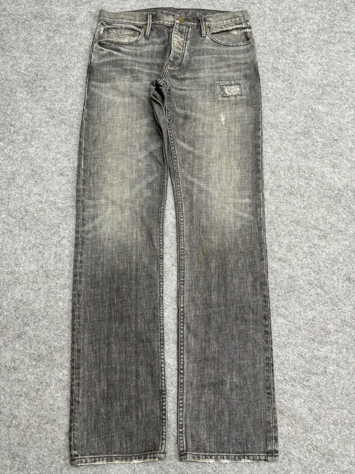 Burberry Statement Denim💥BURBERRY Patchwork Distressed Denim F568 Size US 31 - 25 Thumbnail