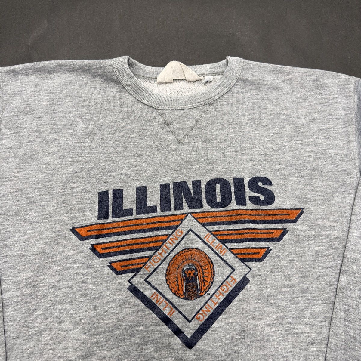 Chalk Line × NCAA × Vintage Vintage Illinois Fighting Illini sweatshirt Size US L / EU 52-54 / 3 - 3 Thumbnail