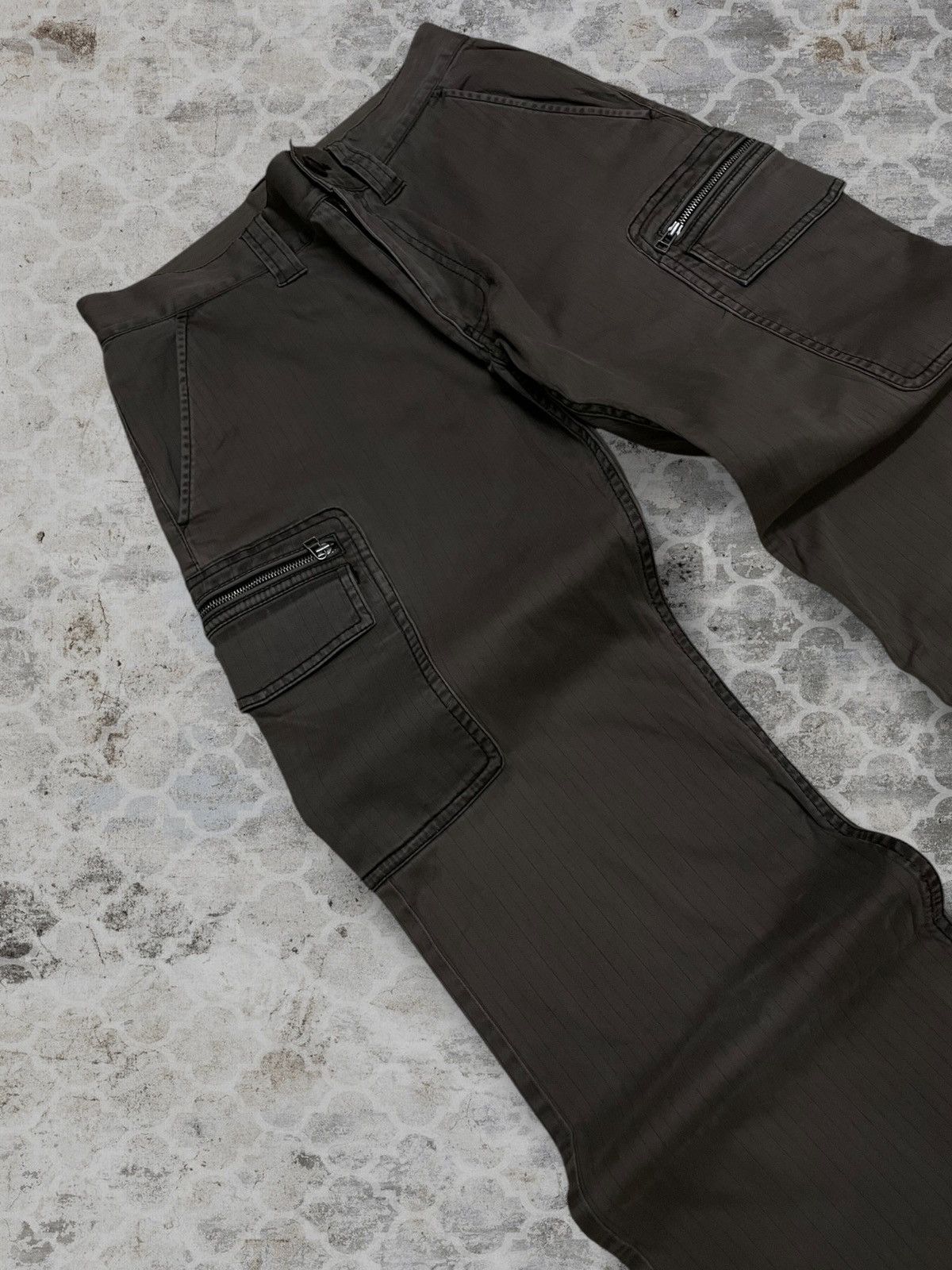 JOSEPH HOMME Vintage 1990s Designer Joseph Homme Faded Distressed Cargo Size US 28 / EU 44 - 7 Thumbnail