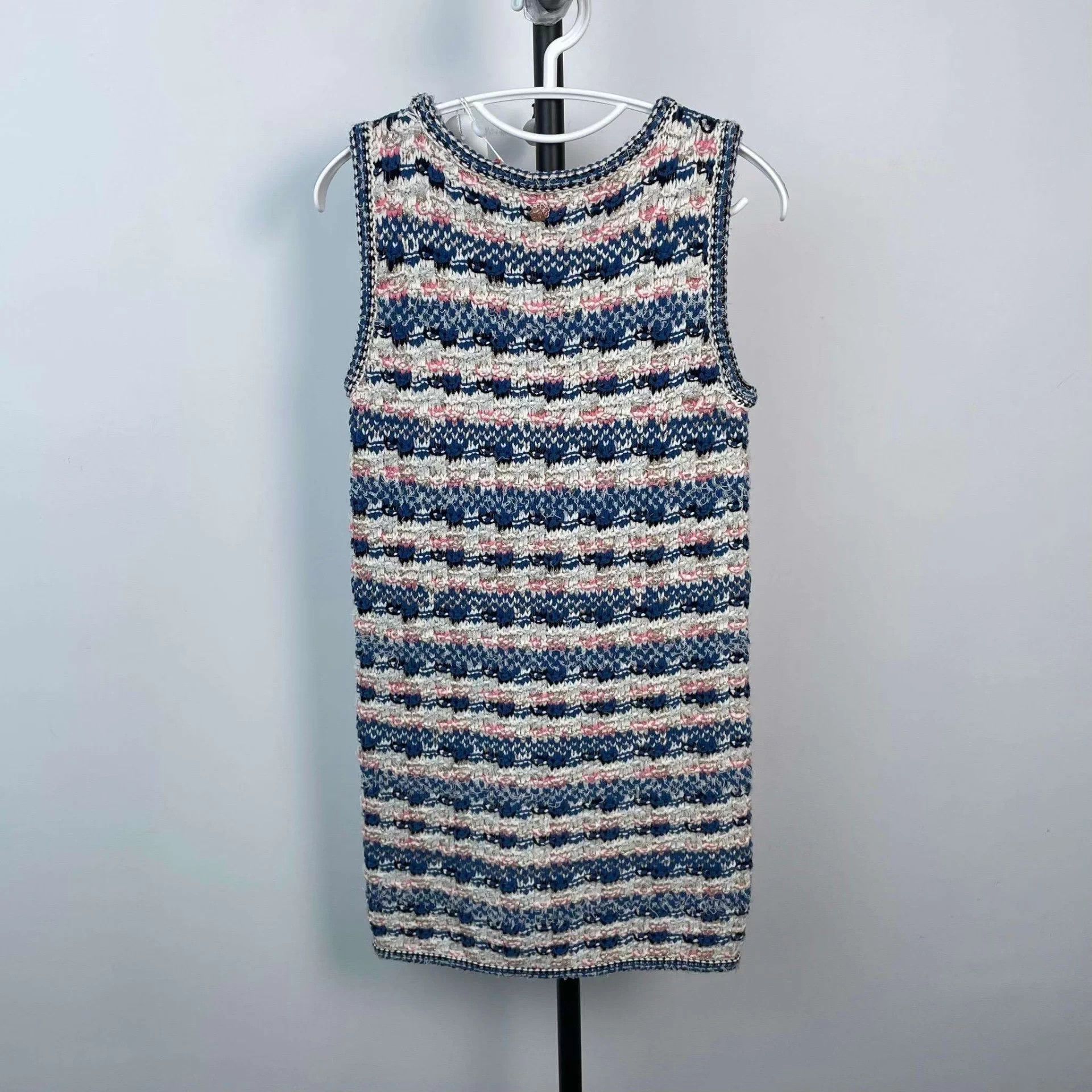 Chanel Chanel color stripe knit dress 36 Size XS / US 0-2 / IT 36-38 - 2 Thumbnail