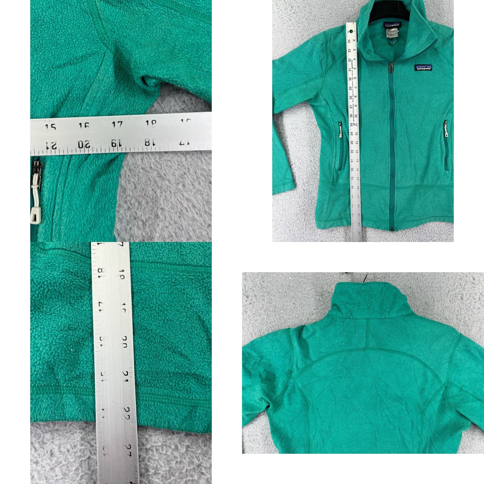Patagonia Patagonia Jacket Womens XS Green Fleece Mock Neck Cozy Size XS / US 0-2 / IT 36-38 - 9 Thumbnail