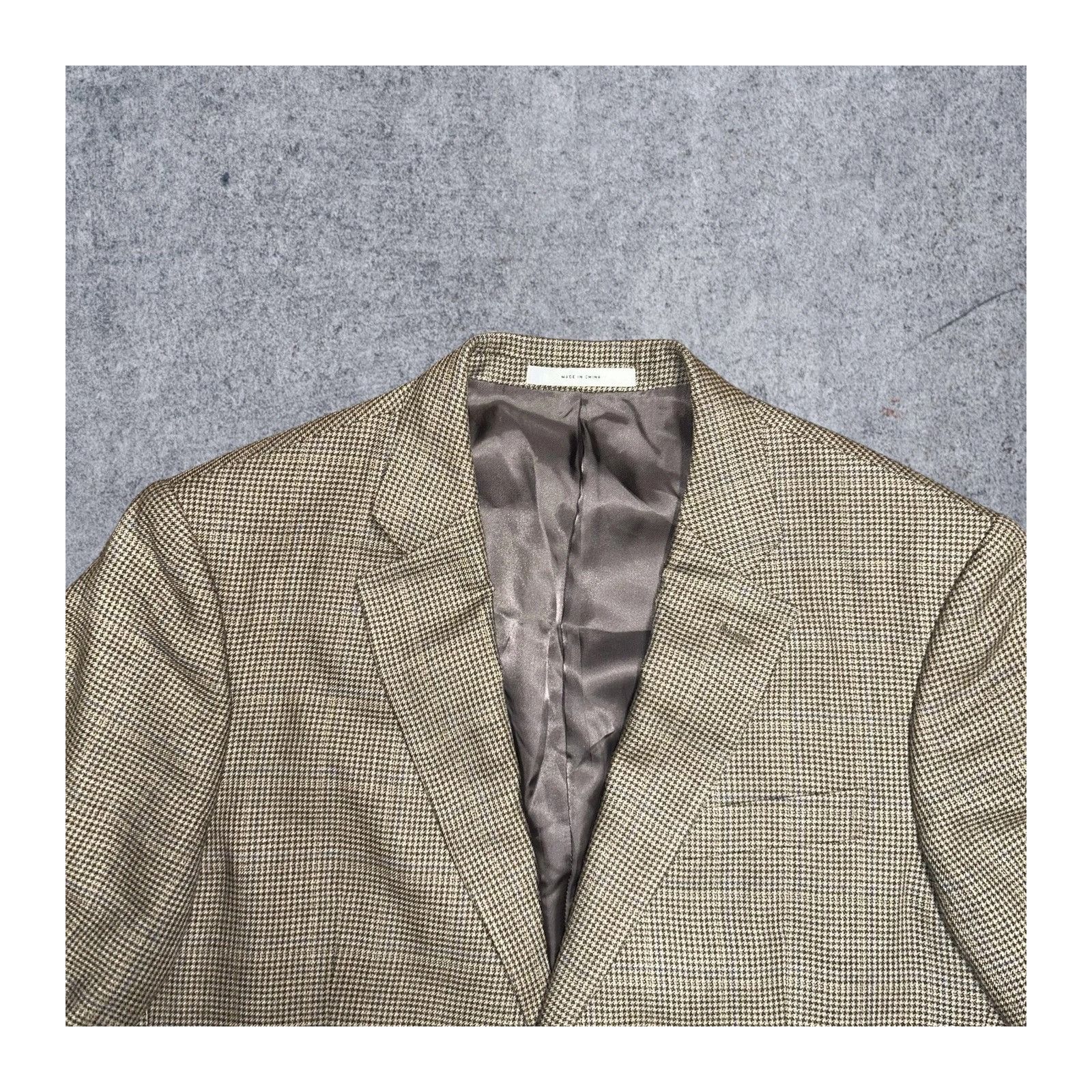John Varvatos John W. Nordstrom Plaid Blazer Jacket Sport Coat Wool Silk B Size 34S - 5 Thumbnail