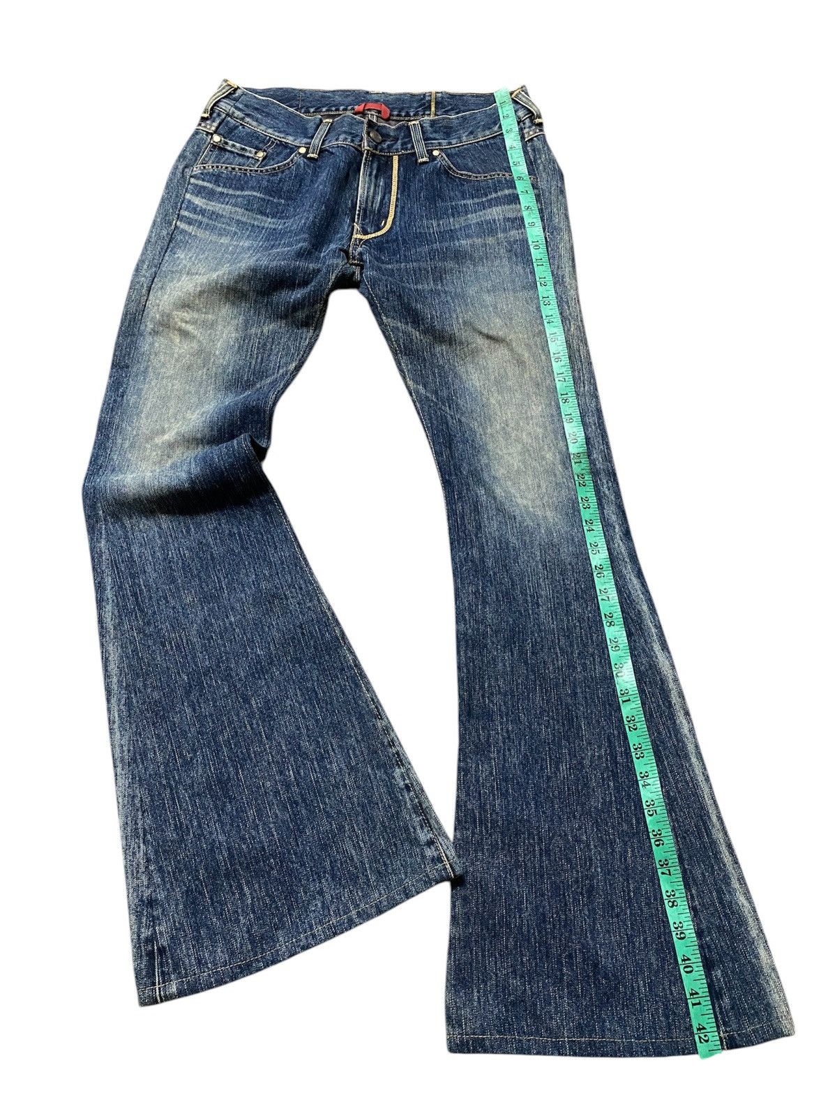 Edwin Flared Japan Edwin 503 ss Low Rise Skinny Flare🔥 Size US 31 - 8 Thumbnail