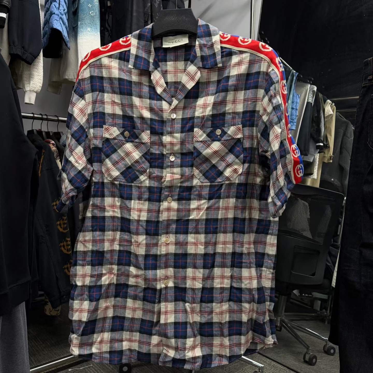 Gucci Gucci Plaid Shirt l Men Size US L / EU 52-54 / 3 - 1 Thumbnail