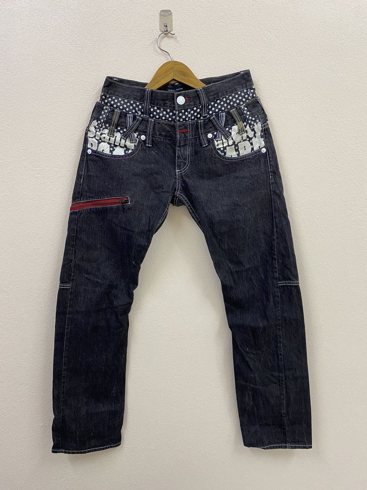 Japanese Brand Vtg Double Waist Denim - Memory Special Size US 30 / EU 46 - 1 Thumbnail