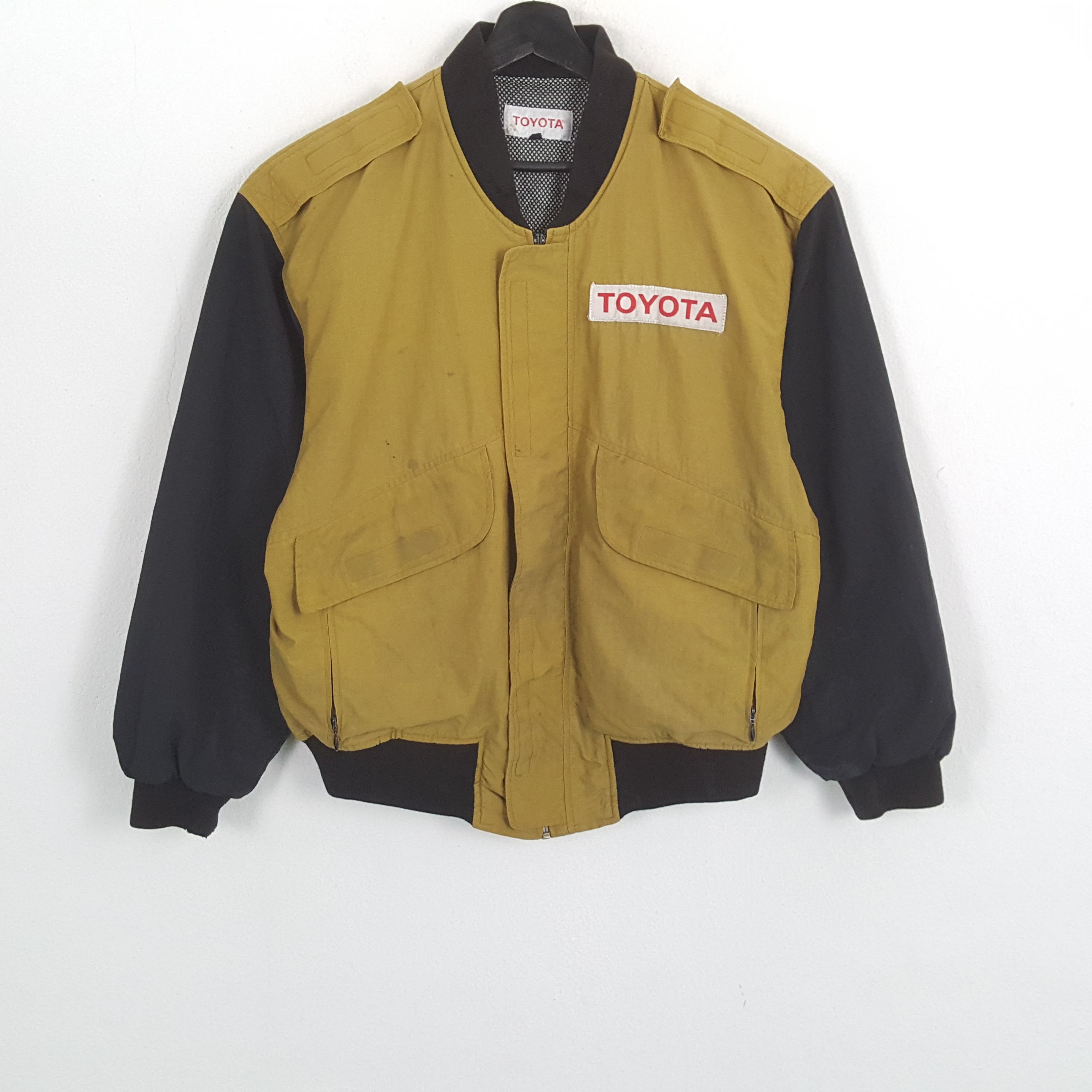 Vintage TOYOTA Japanese Motorsports Racing Workwear Jacket Size US L / EU 52-54 / 3 - 3 Thumbnail
