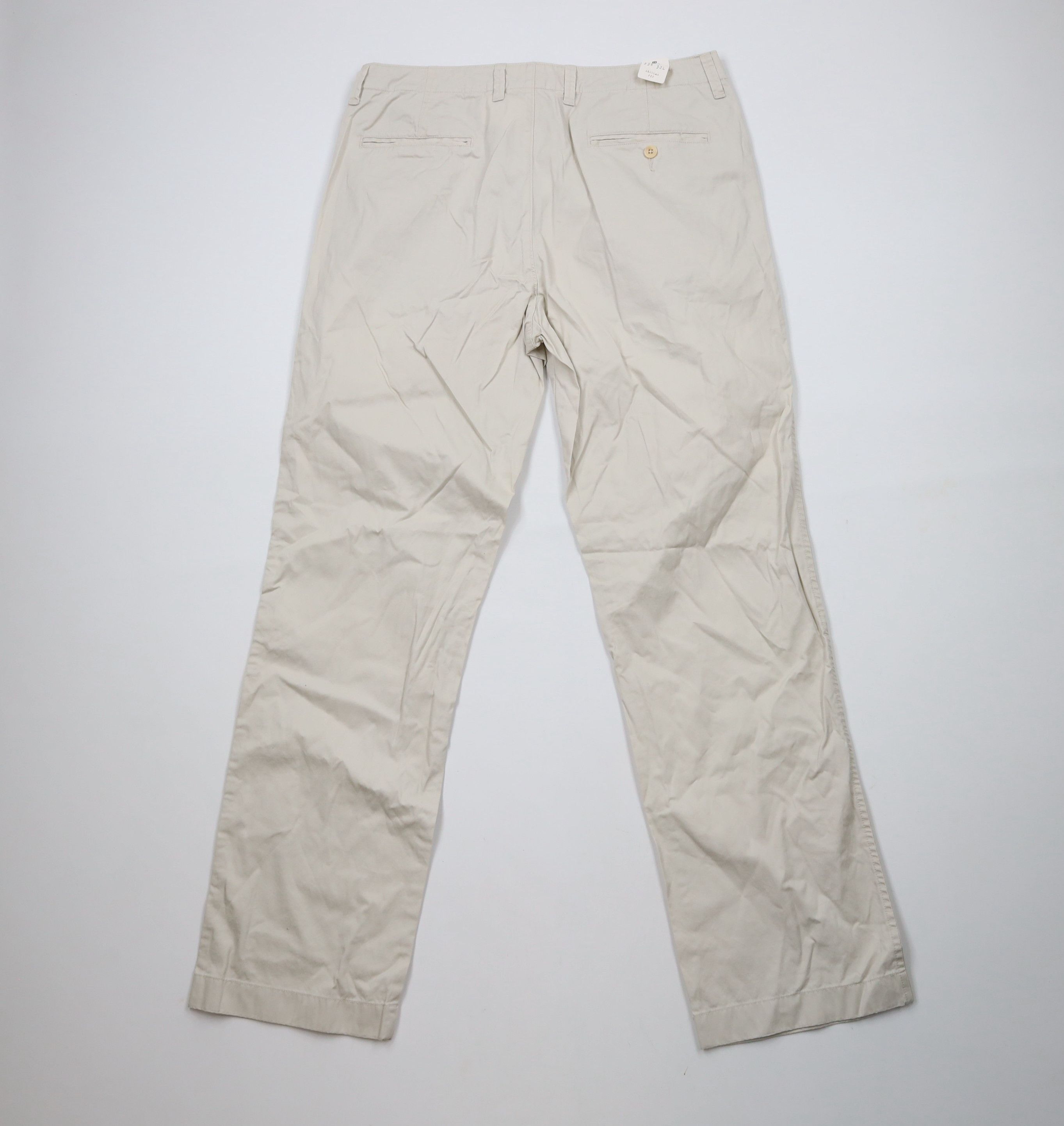 J.Crew × Vintage Deadstock Vintage J Crew Fit Straight Leg Chino Pants Cotton Size US 33 - 7 Thumbnail