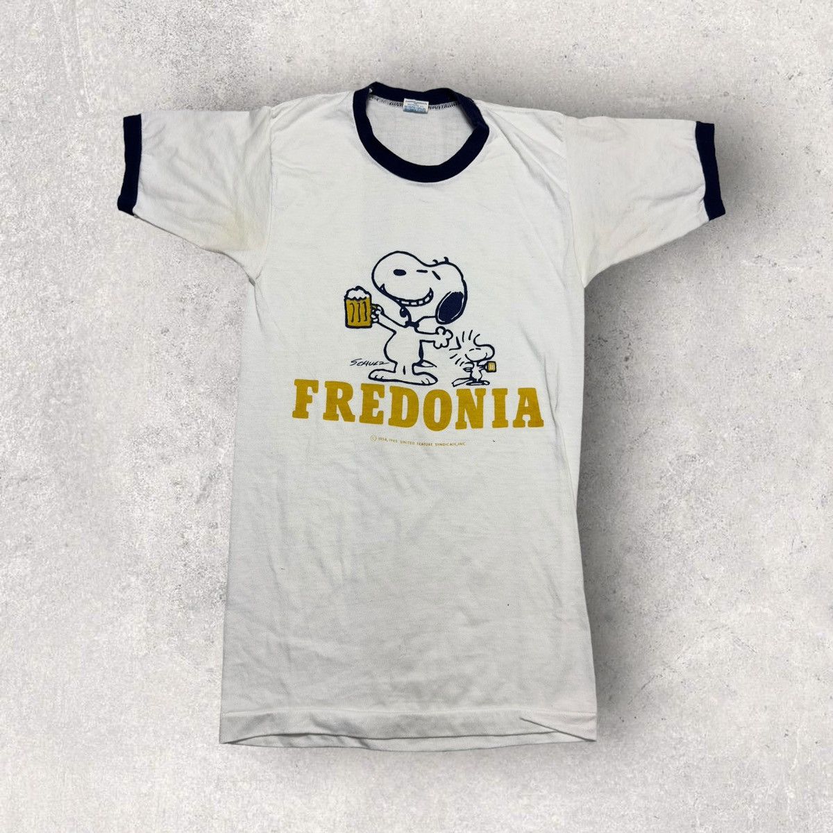 Champion × Vintage Vintage Fredonia Snoopy tee Size US S / EU 44-46 / 1 - 1 Thumbnail