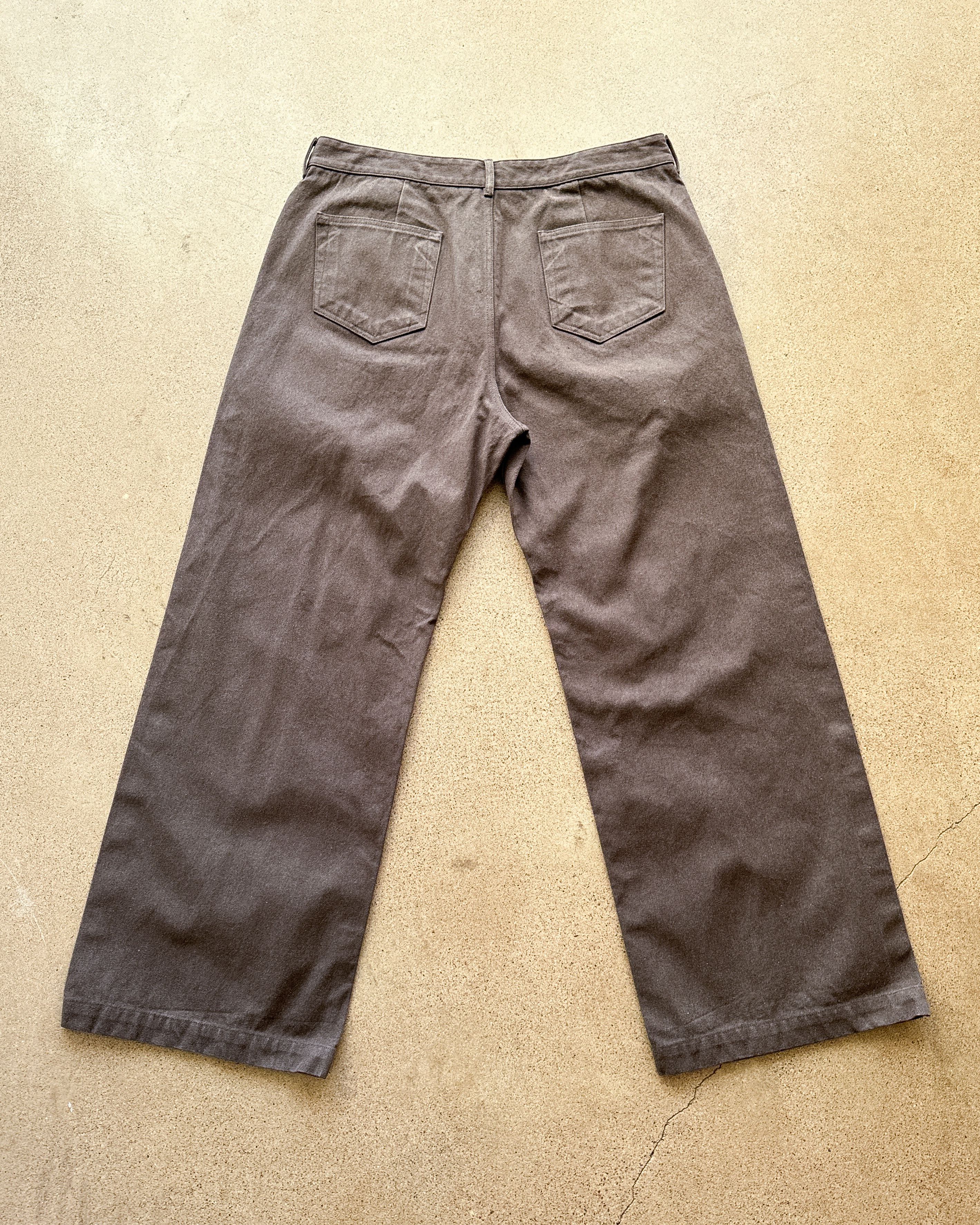 Rick Owens Rick Owens Ash Brown Geth Jeans FW 2025 Concordians Wide Leg Size US 36 / EU 52 - 9 Thumbnail