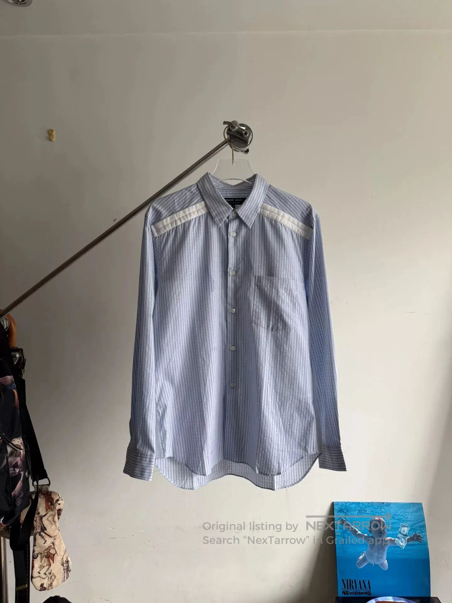 Comme des Garçons Homme Deus Striped Shirt.