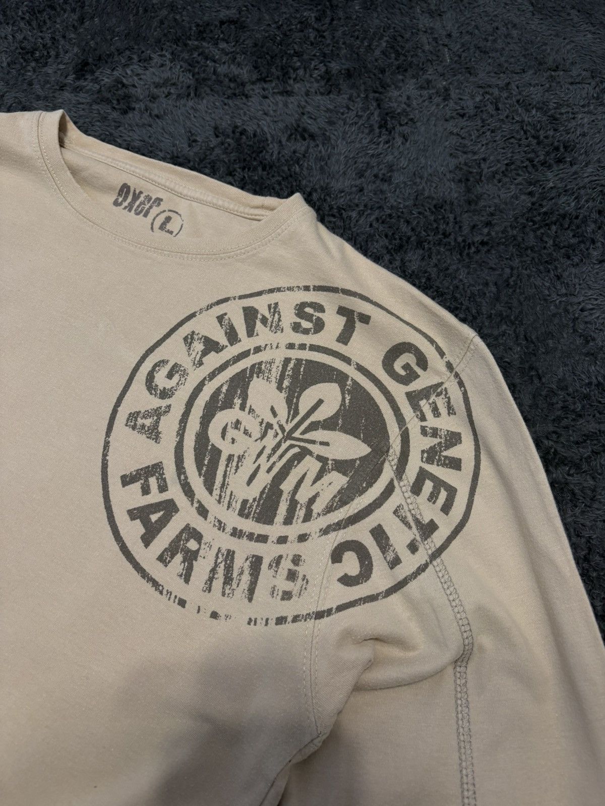 Hysteric Glamour × Undercover Vintage Against Genetic Farms Y2K 00s Style Longsleeve Size US M / EU 48-50 / 2 - 2 Thumbnail