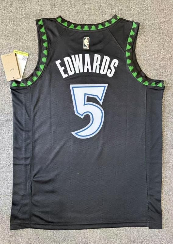 26 Minnesota Timberwolves #5 Anthony Edwards Jersey