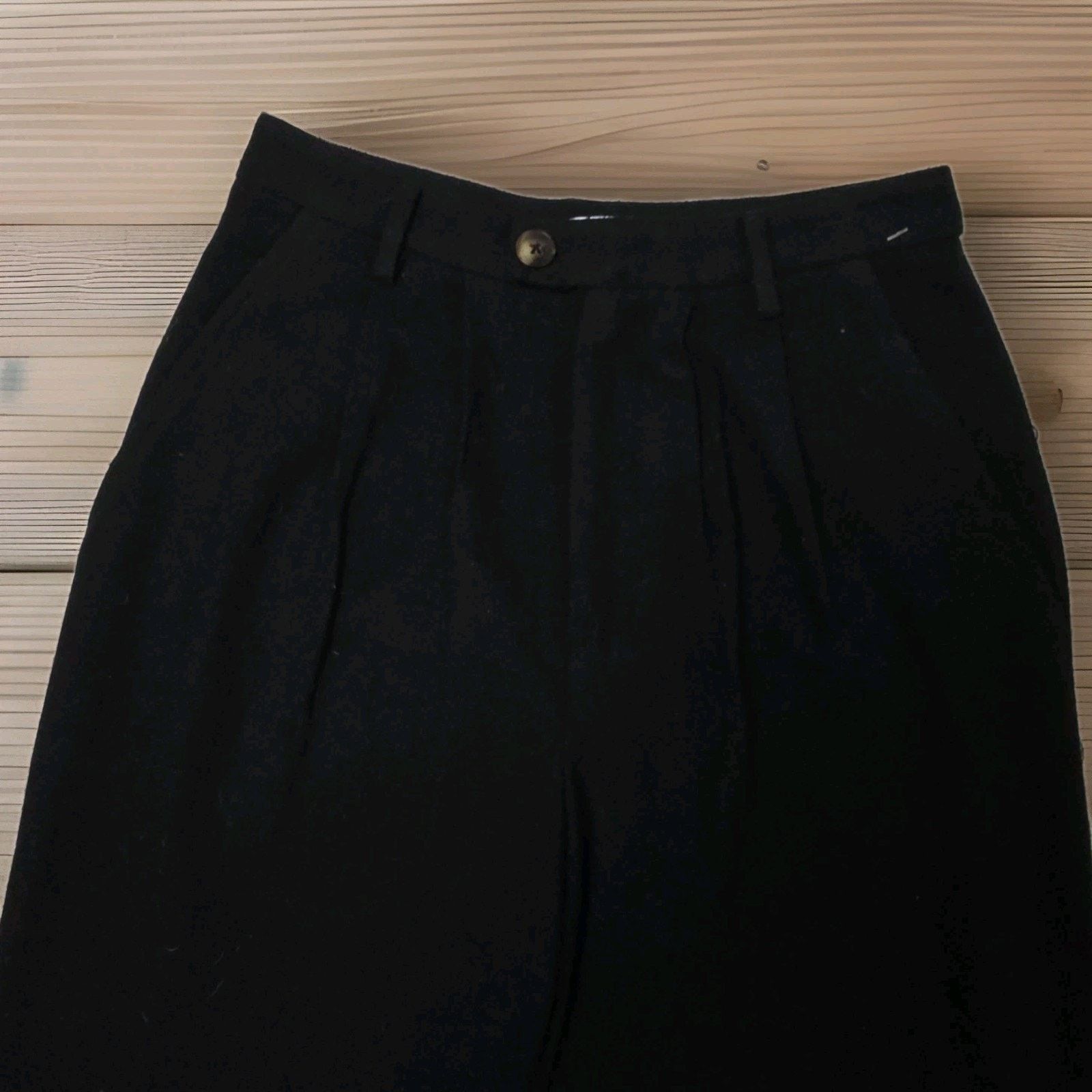 Reformation Reformation Mason High-Waisted Wool-Blend Trouser 2p Size 26" / US 2 / IT 38 - 3 Thumbnail