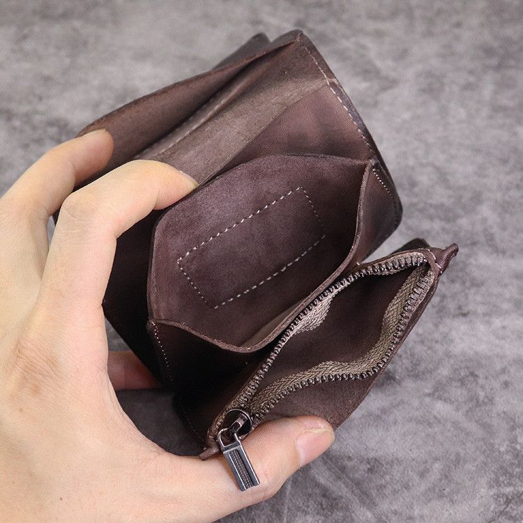 Japanese Brand × Leather Mini Flap Coin Wallet Size ONE SIZE - 4 Thumbnail