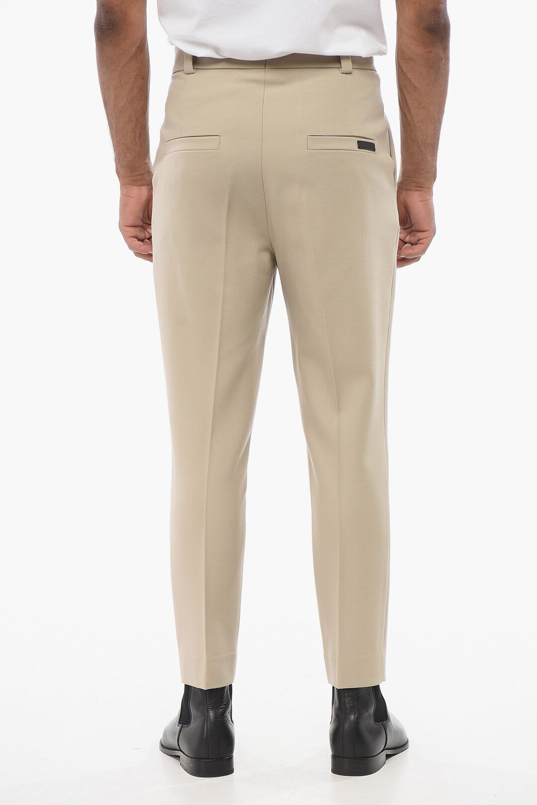 Fear of God og1mm0825 Single-pleated Virgin Wool Pant In Beige Size US 32 / EU 48 - 2 Thumbnail