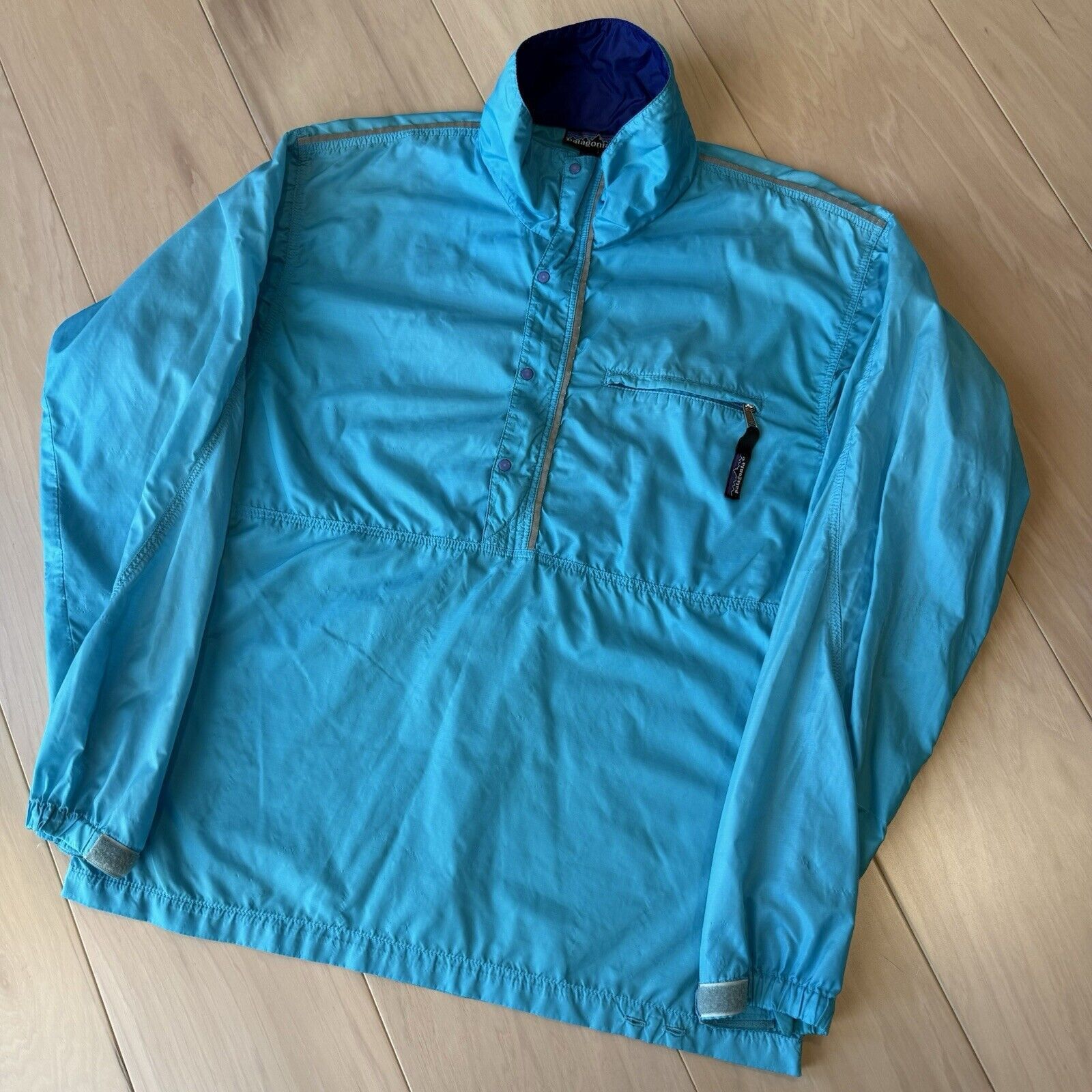 Patagonia × Vintage Vintage Patagonia Jacket S Blue Half Zip 90s Lightweight Size US S / EU 44-46 / 1 - 9 Thumbnail