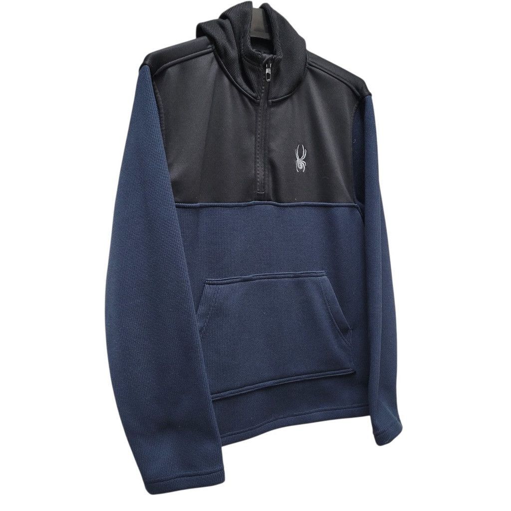Spyder Spyder Men Quarter-Zip Long-Sleeves Hoodie Sweatshirt Medium Size US M / EU 48-50 / 2 - 4 Thumbnail