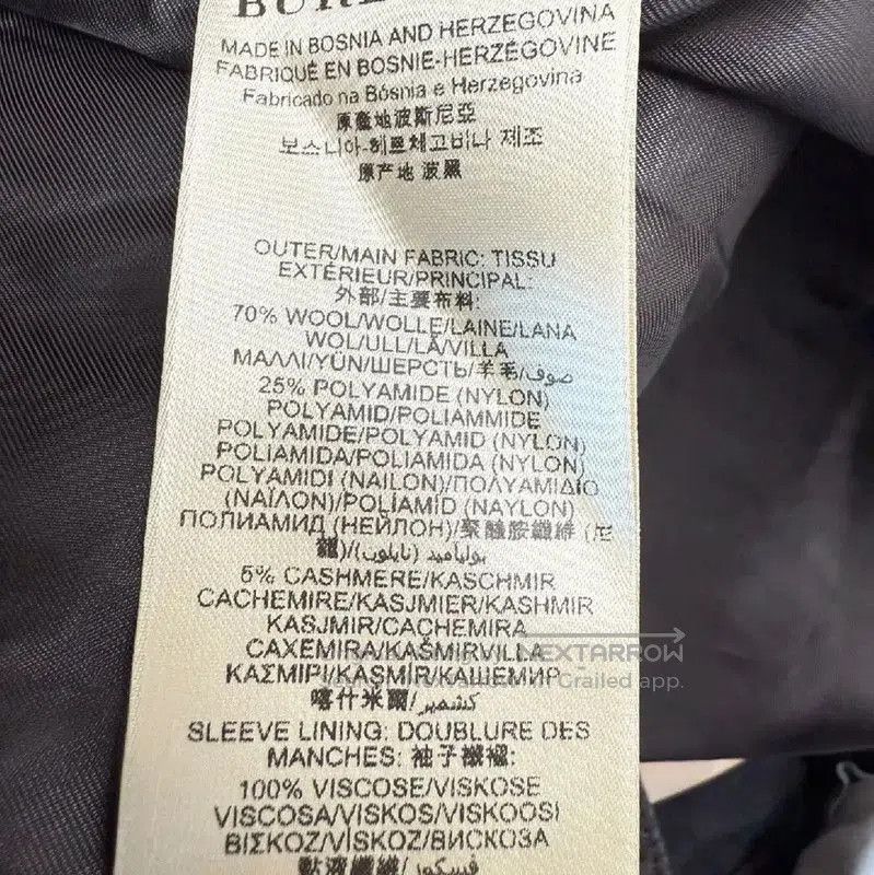 Burberry Burberry Women's Gray Wool Coat for Winter. Size L / US 10 / IT 46 - 4 Thumbnail