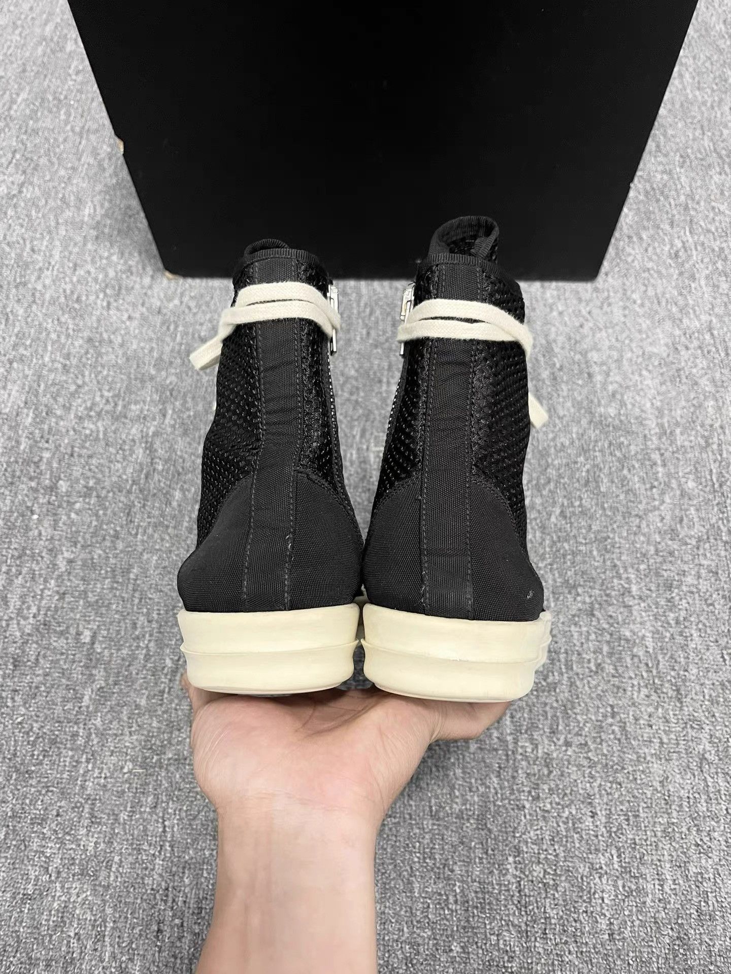 Rick Owens Rick Owens Mesh High Top Sneakers K34 Size US 7 / EU 40 - 5 Thumbnail