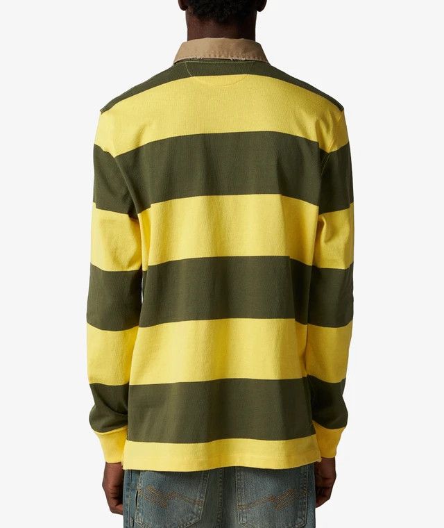 Polo Ralph Lauren o1s22i1n0125 Cotton Polo Shirt in Olive Green/Yellow Size US L / EU 52-54 / 3 - 3 Thumbnail