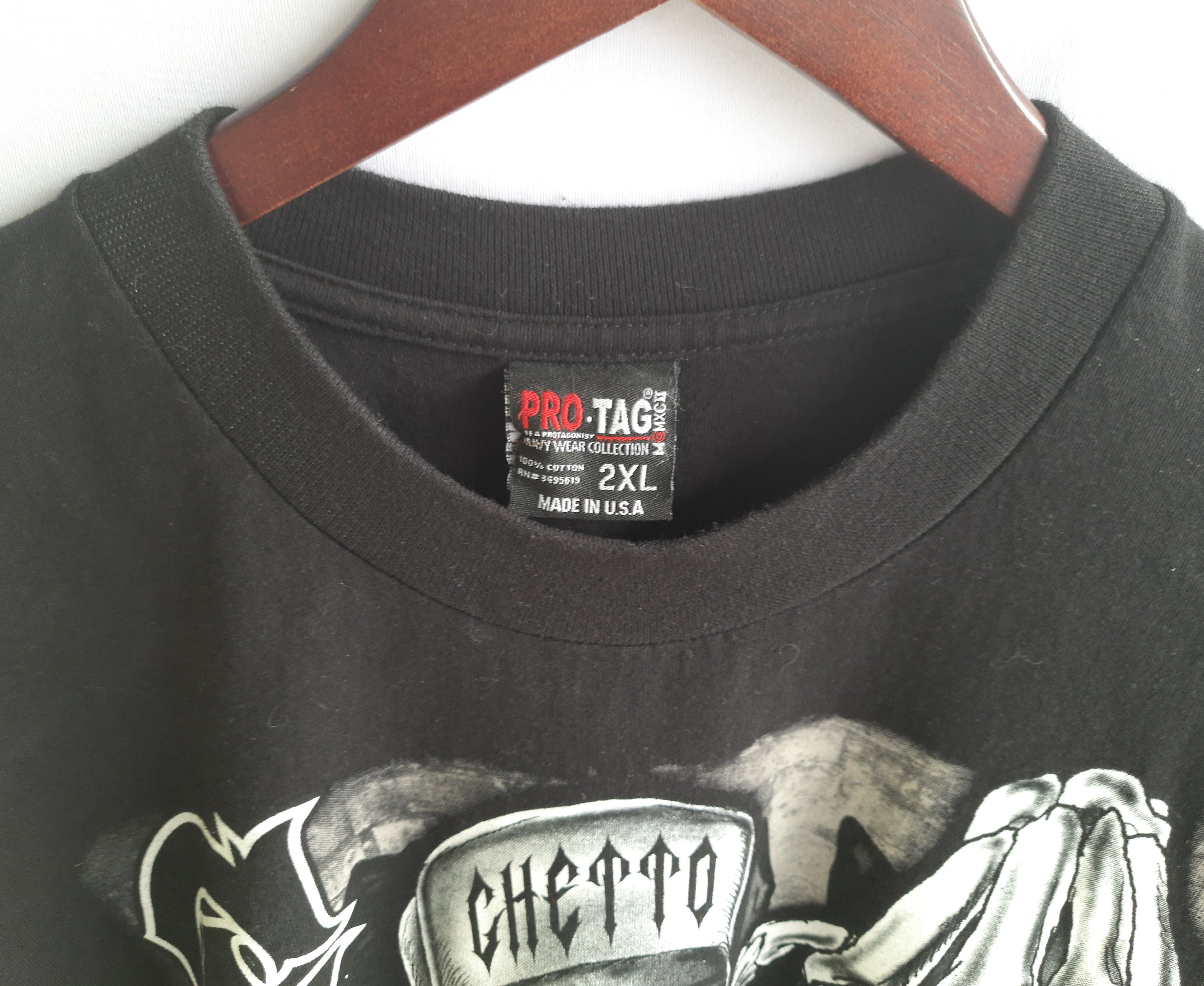 Japanese Brand Y2K Ghetto CA Gangster T-Shirt Size US XXL / EU 58 / 5 - 5 Thumbnail