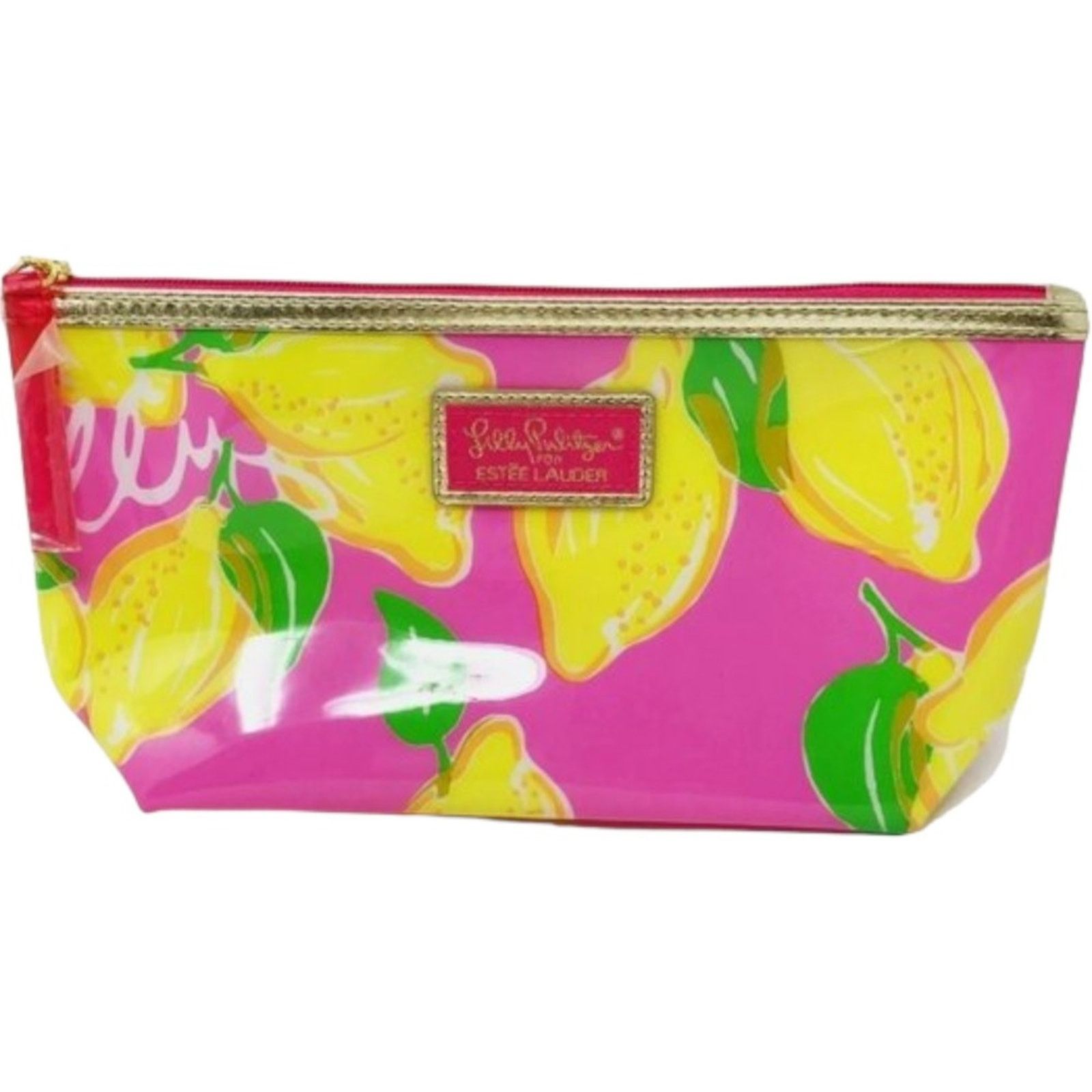 Lilly Pulitzer Lily Pulitzer x Estee Lauder Cosmetic Bag,10"x5.5"x2.5" Size ONE SIZE - 1 Thumbnail