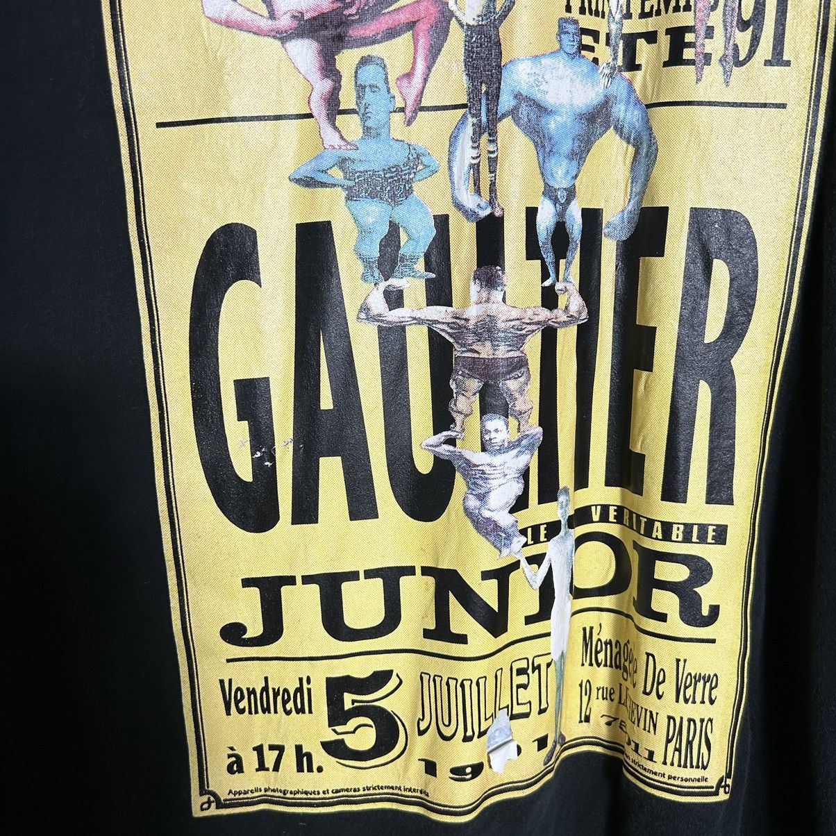 Jean Paul Gaultier Vintage 90s Junior Gaultier Pop Art Long Sleeve TShirt Size US M / EU 48-50 / 2 - 7 Thumbnail