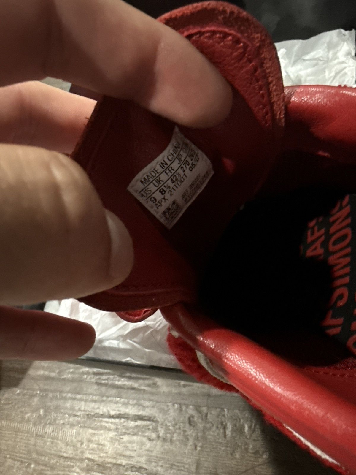 Adidas × Raf Simons Raf Simons x Stan Smith Comfort Badge ‘Power Red’ Size US 9 / EU 42 - 8 Thumbnail