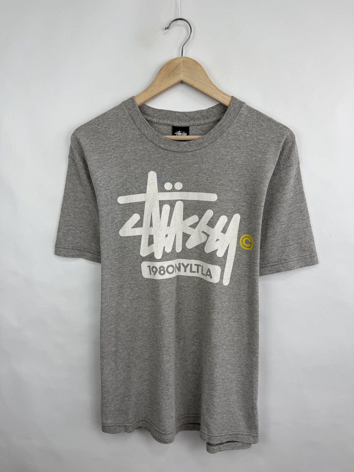 Stussy × Vintage 🇺🇸 Vintage Y2K Stussy 1980 NYLTLA T-Shirt Rare Hype Retro Size US M / EU 48-50 / 2 - 4 Thumbnail