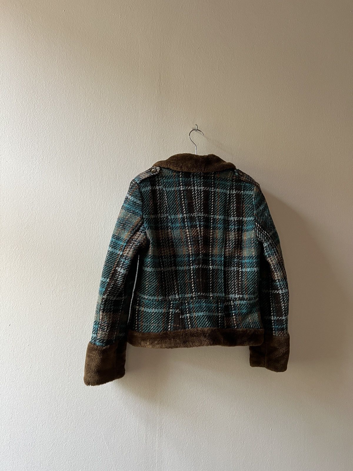 Other Vintage Y2K Knitted Bomber Winter Jacket Size L / US 10 / IT 46 - 8 Thumbnail