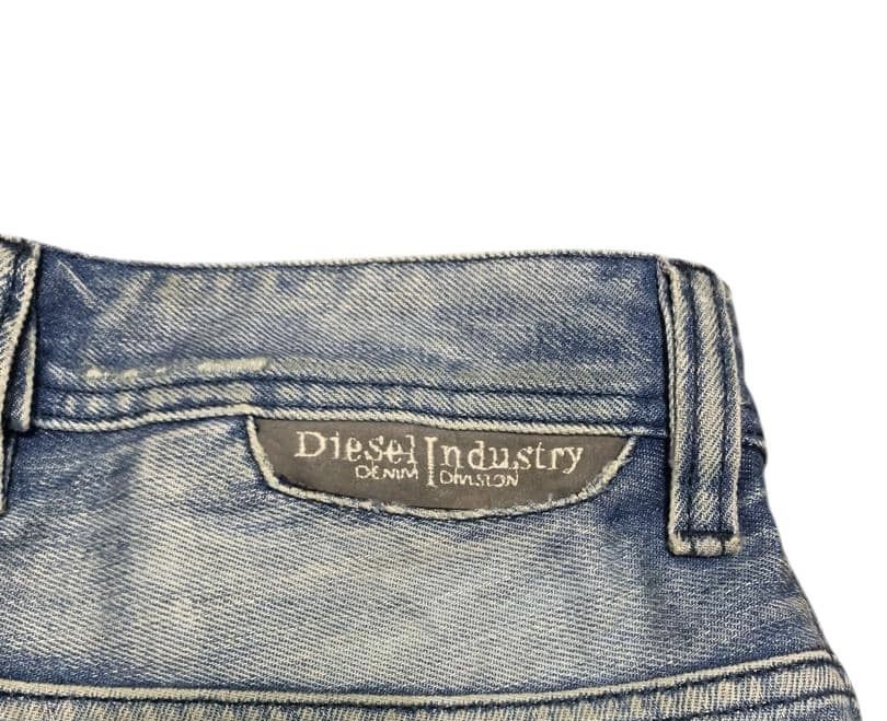 Diesel Vintage Diesel Industry Straight Leg Jeans Distressed Style Size US 30 / EU 46 - 8 Thumbnail