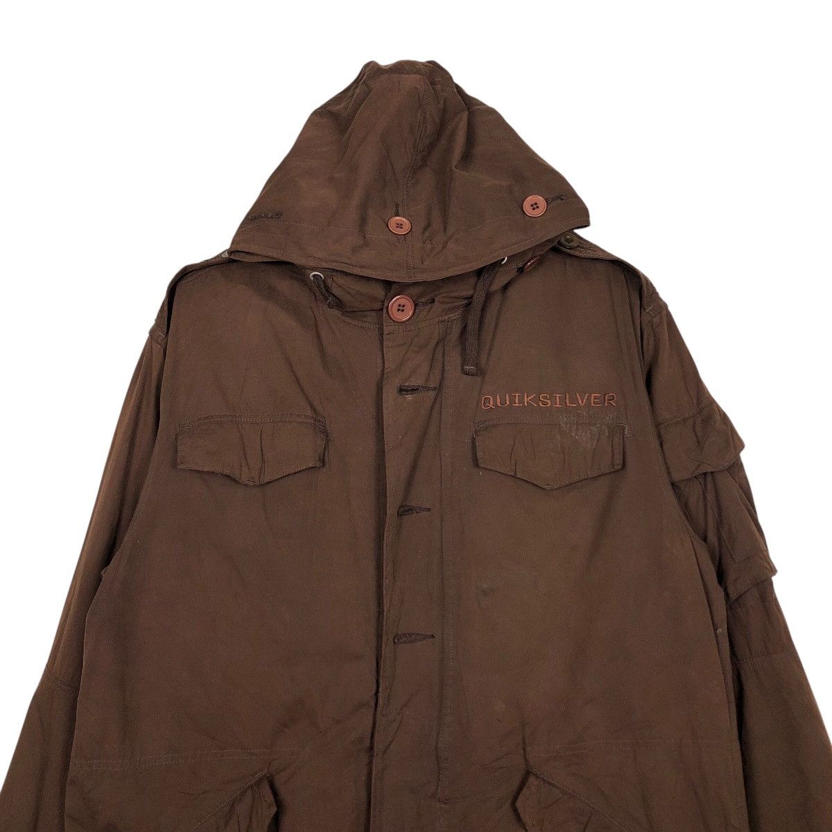 Japanese Brand × Quiksilver × Vintage 📌Vintage Chore Jacket Quicksilver Mink Blanket Bondage Size US M / EU 48-50 / 2 - 4 Thumbnail