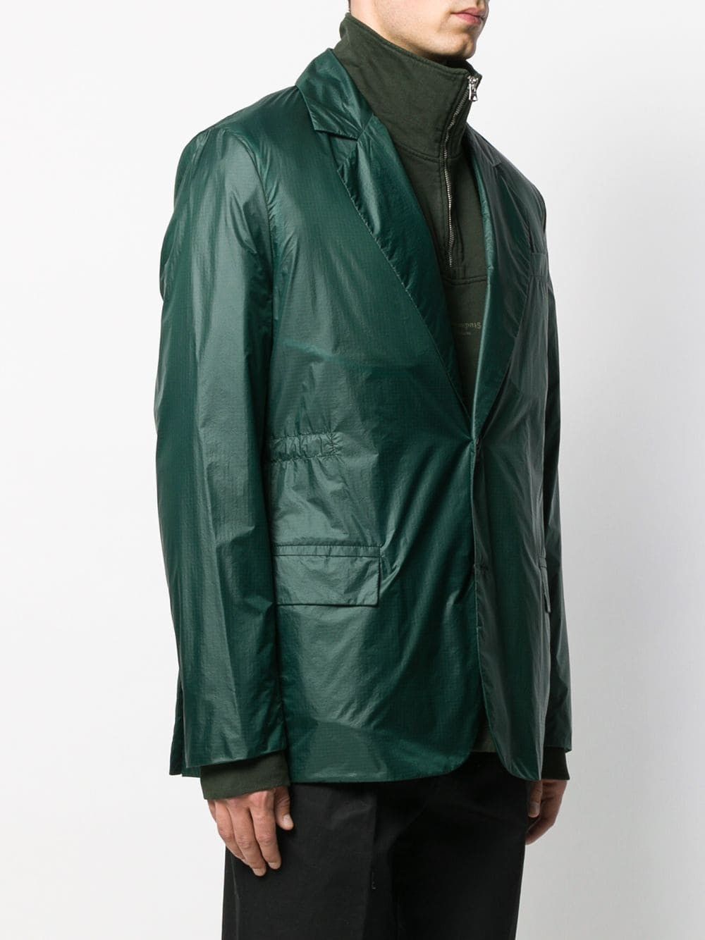 Acne Studios $590 - 50/L - Nylon Rip Suit Jacket - Green Size US L / EU 52-54 / 3 - 4 Thumbnail