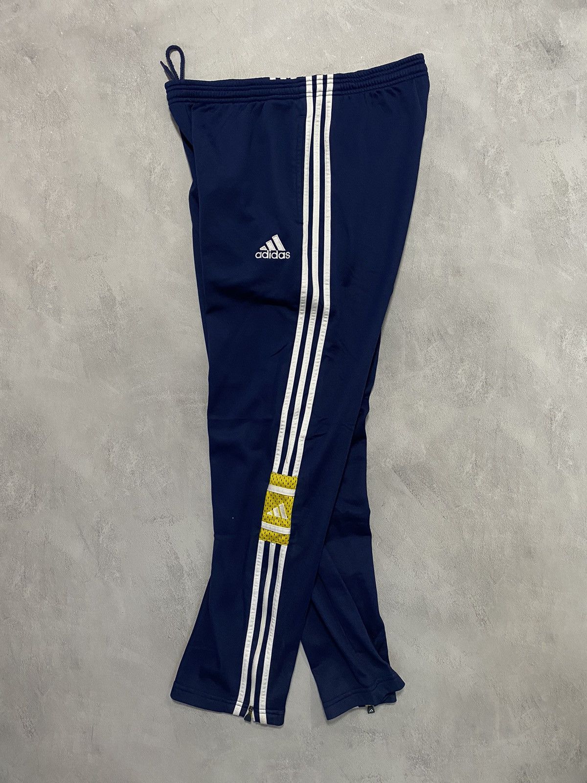 Adidas Vintage Adidas Track Pants Casual Triples Gold Size M Size US 34 / EU 50 - 1 Thumbnail