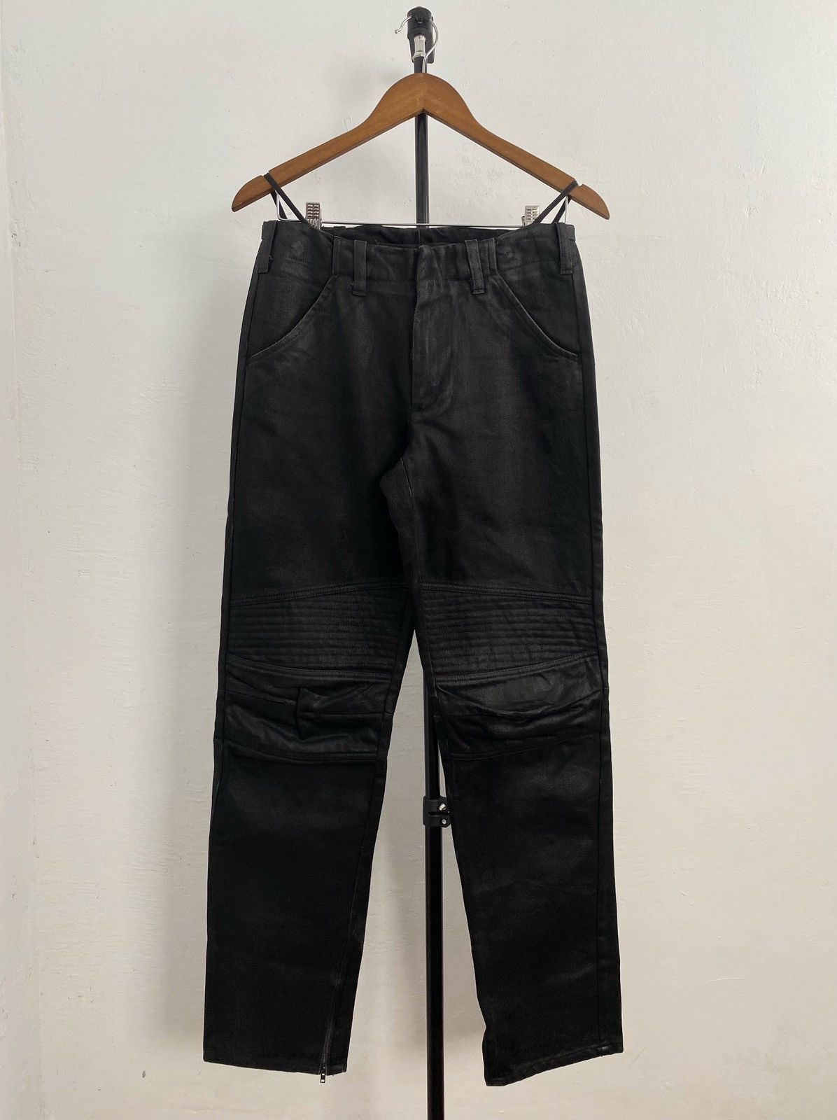 Helmut Lang Helmut Lang astro biker coated denim FW 1999