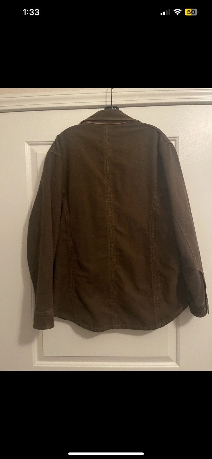 Tommy Bahama × Vintage Tommy Bahama Men's Brown Suede Leather Coat Size US M / EU 48-50 / 2 - 7 Thumbnail
