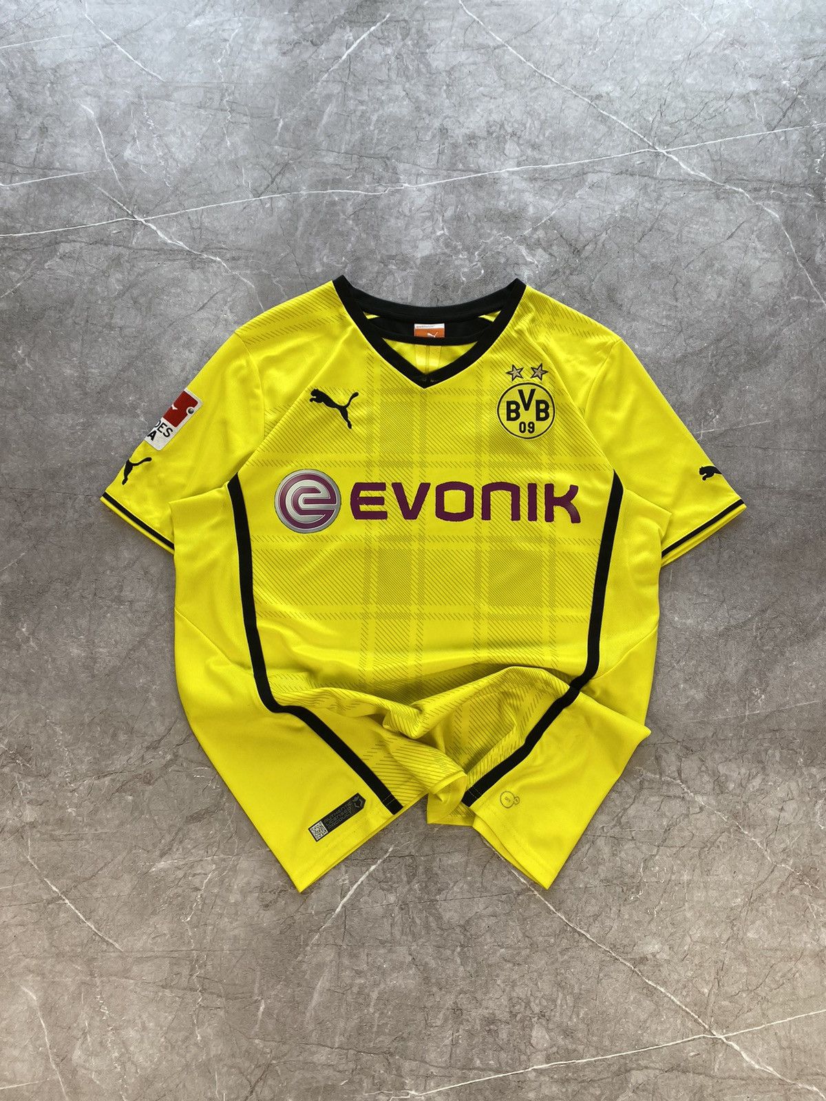 Puma × Vintage Marco Reus BVB Dortmund 2013/2014 Home Soccer Jersey Size US L / EU 52-54 / 3 - 2 Thumbnail