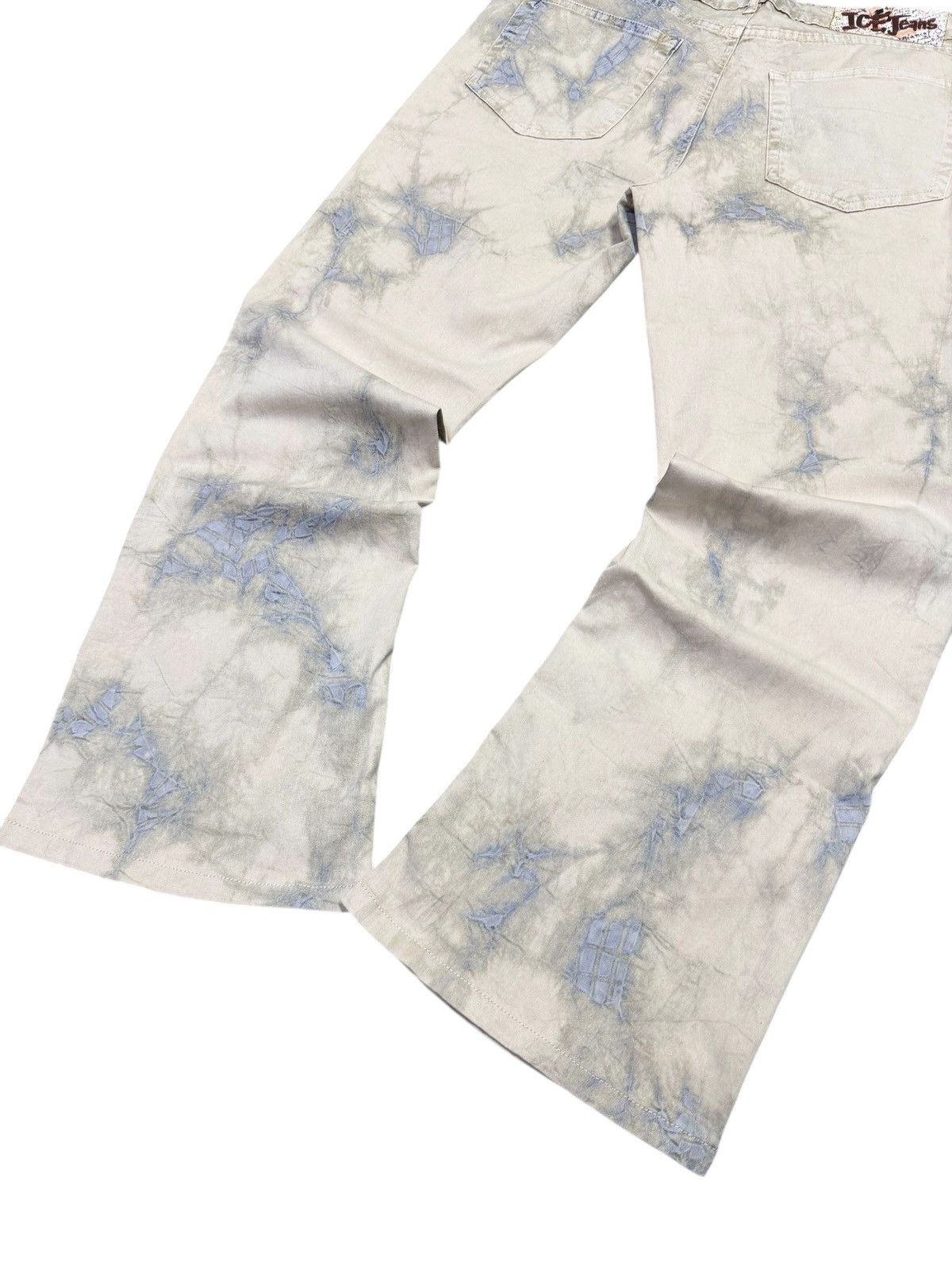 Iceberg Vintage Ice Jeans by Iceberg Italy Strechable Denim Flare Size US 36 / EU 52 - 8 Thumbnail