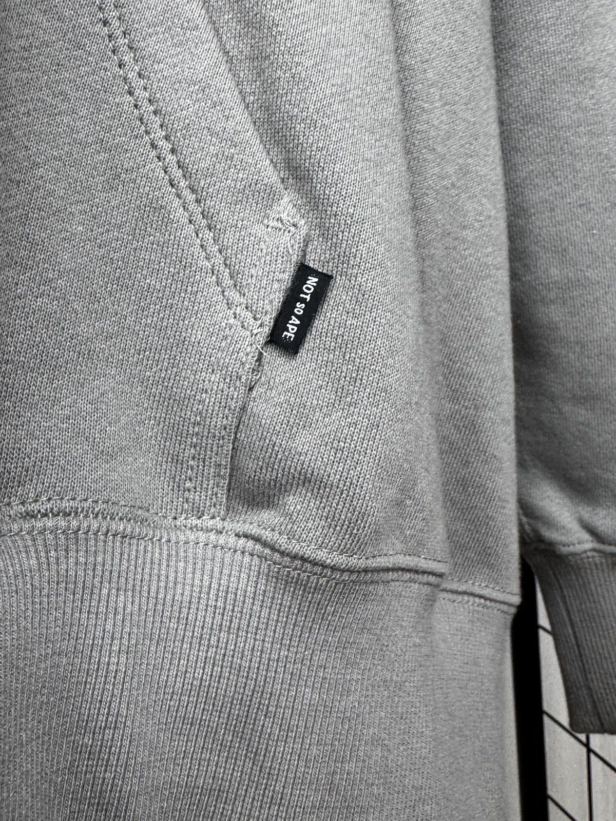 Japanese Brand Not so Ape made in Japan big abstract logo graphic hoodie L Size US L / EU 52-54 / 3 - 14 Thumbnail