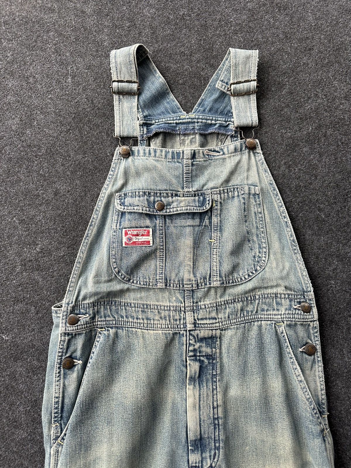 Carhartt Vintage Wrangler Blue Bell Overall Denim W30-32 D256 Size US 30 / EU 46 - 2 Thumbnail