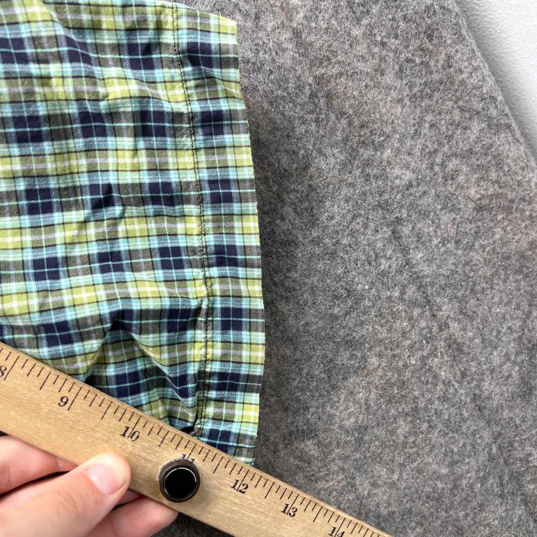 Carhartt VINTAGE Carhartt Shirt Mens Large Green Plaid Button-Down Short Sleeve Casual Workwear Size US L / EU 52-54 / 3 - 6 Thumbnail