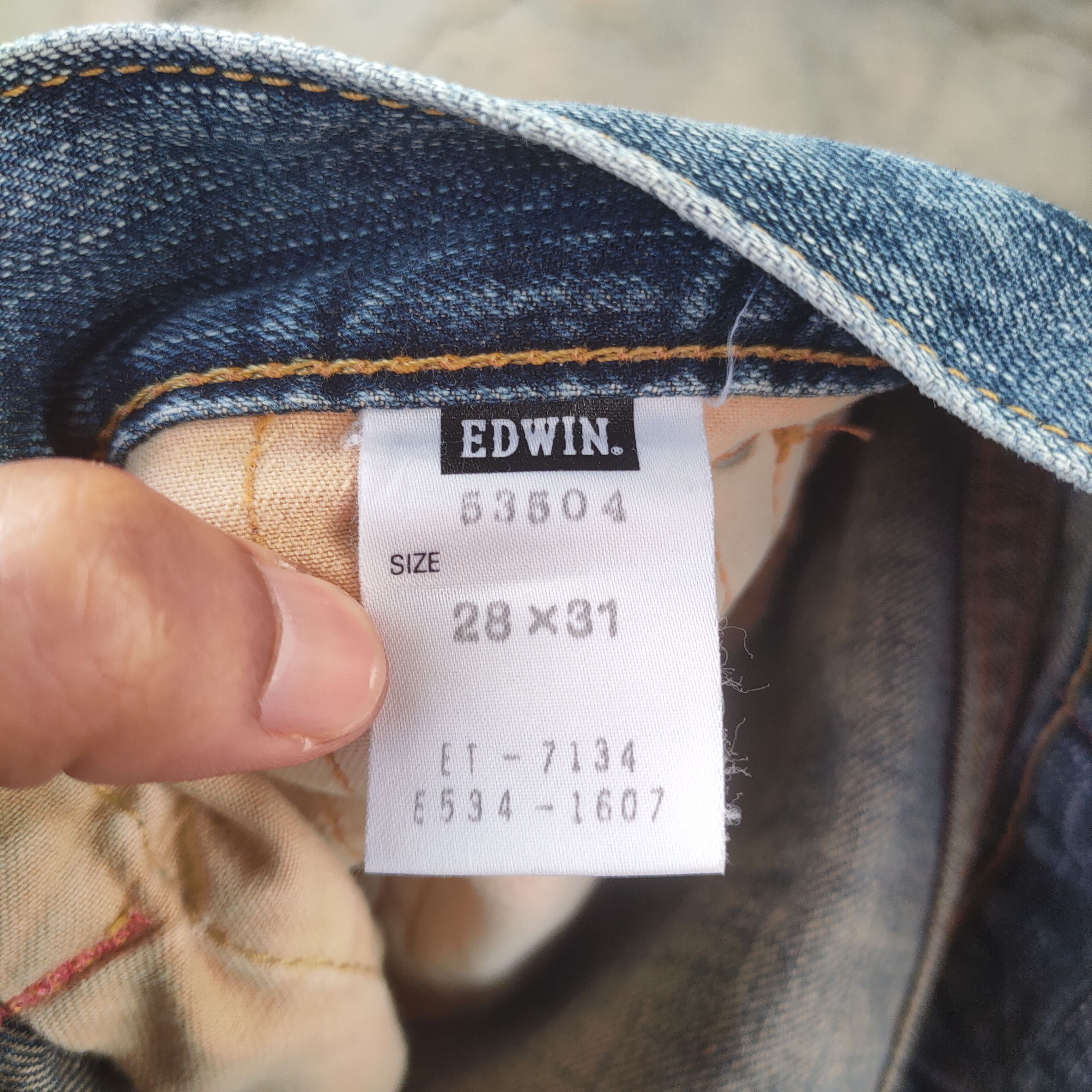 Edwin Edwin 404 vintage distressed jeans denim pants Size US 30 / EU 46 - 10 Thumbnail