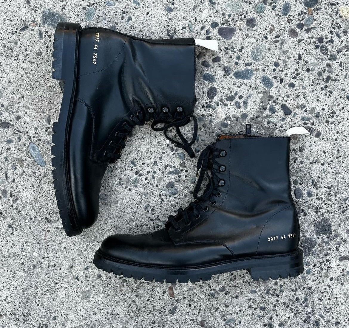 image of Common Projects Combat Boots in Black, Men's (Size 11)