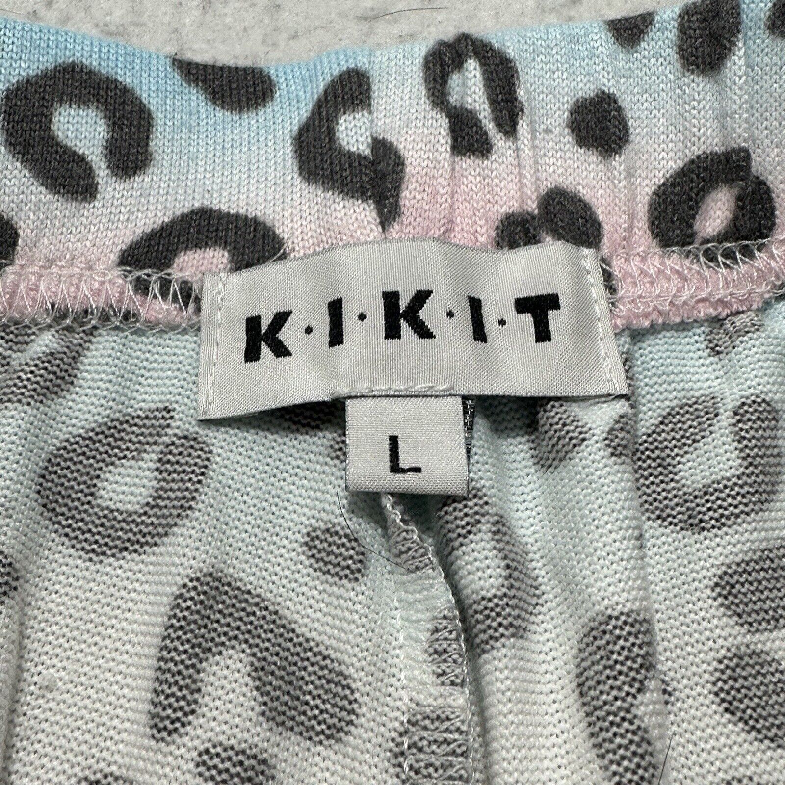 Other KIKIT Large Ombre Leopard Print Pink Sleep Pajama Shorts Size 34" / US 12 / IT 48 - 4 Thumbnail