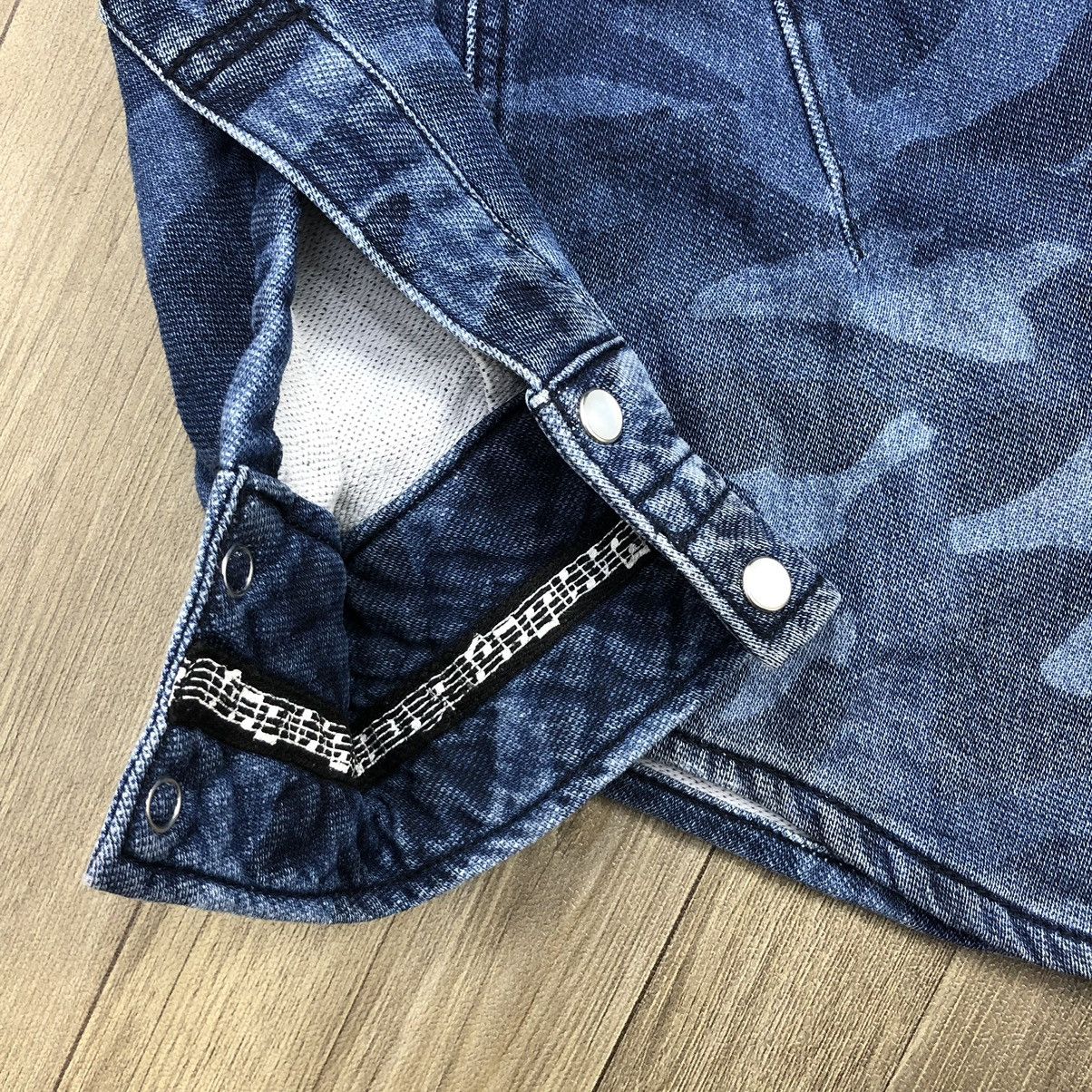 Number (N)ine 1PIU1UGUE3 RELAX NUMBER (N)INE Blue Camo Button Hoodie Size US M / EU 48-50 / 2 - 8 Thumbnail